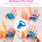 Balloon Arch Kit Balloon Garland Decorating Strip Kit, Balloon Tape Strips Double Hole with Dot Glue Point Stickers, Balloon Flower Clip, Balloon Tying Tool, Suitable for Party Birthday Wedding